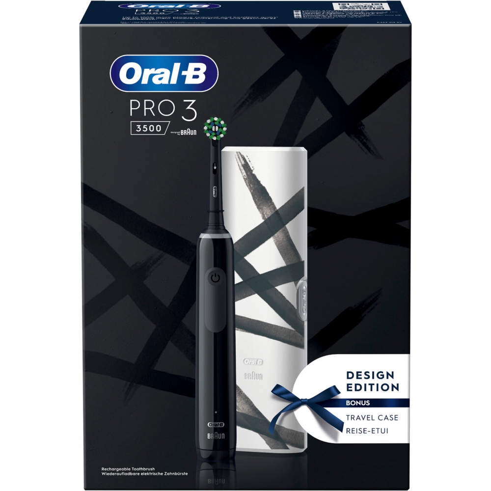 Oral-B Pro 3 3500 Design Edition Streifen - Elektrische Zahnbürste ...