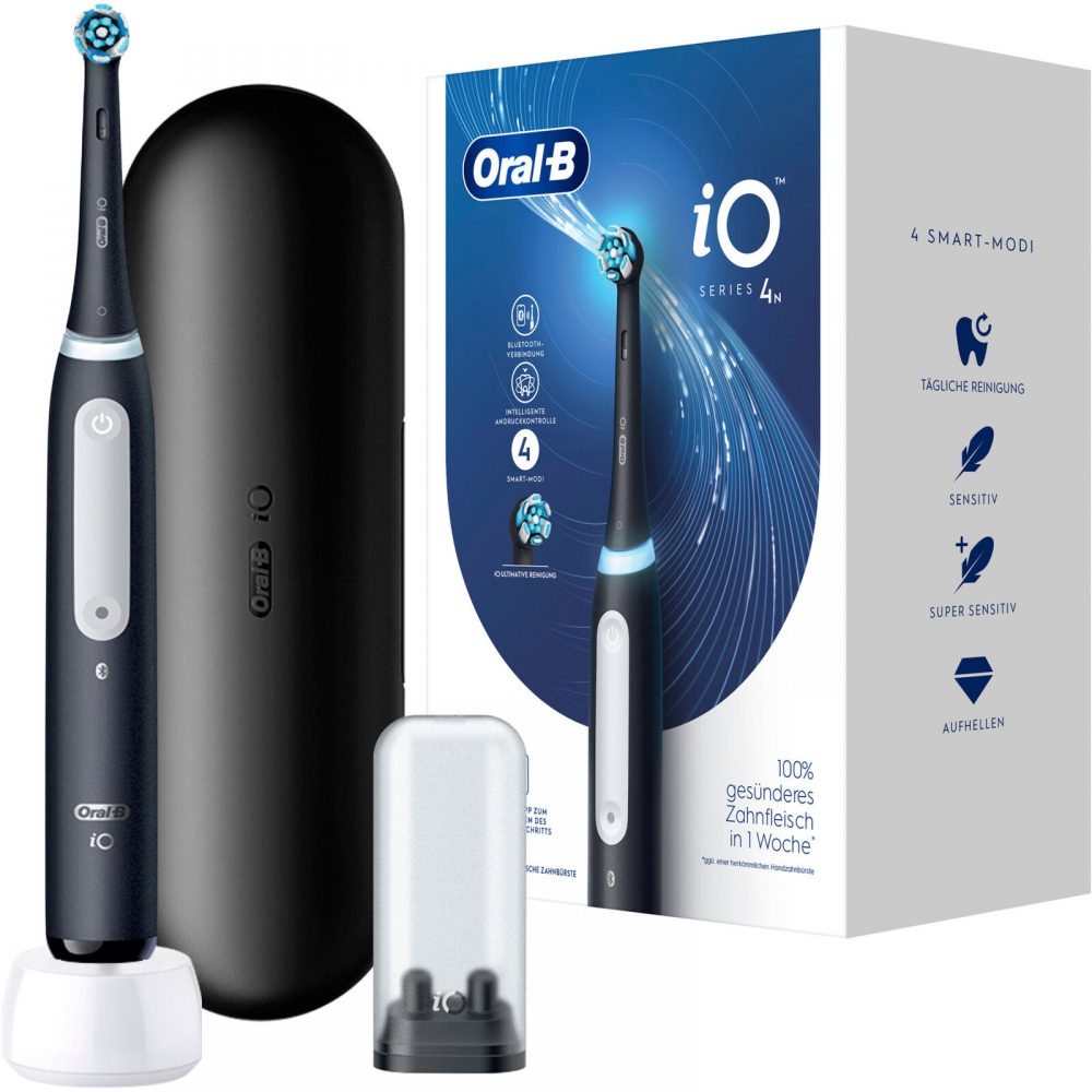 Oral-B IO Series 4 - Elektrische Zahnbürste - Matte Black