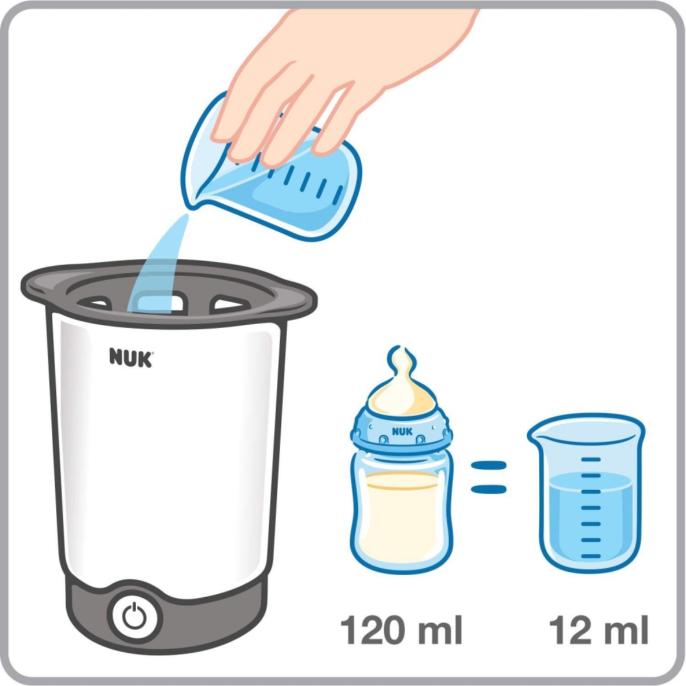 NUK Thermo Express Plus - weiß - - Babykostwärmer Flaschenwärmer